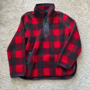 A&F Buffalo check Sherpa